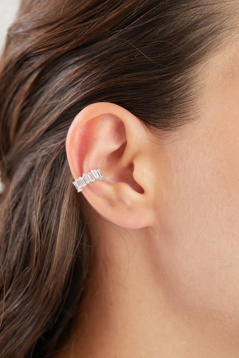 Heliophilia Silver Pendientes de Plata Esterlina 925 con Refuerzo de Rodio